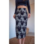 Saia Midi Tigres Estampado