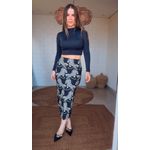 Saia Midi Tigres Estampado