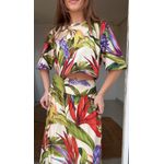 Tshirt Cropped Florarte Estampado