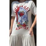 Vestido Cropped Drink Pintado Estampado