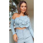 Blusa Flor Flora Mescla