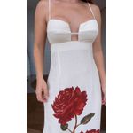 Vestido Cropped Flor Rosália Estampado