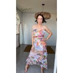 Vestido Tule Aracati Estampado