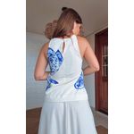 Regata Borboleta De Porcelana Estampado