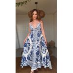 Vestido Longo Valentina Estampado