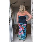 Vestido Midi Tule Luar Estampado
