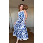 Vestido Cropped Paraiso De Flores Estampado