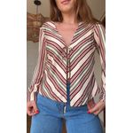 Camisa Listra Licor Estampado
