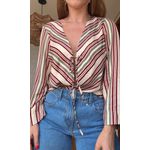 Camisa Listra Licor Estampado