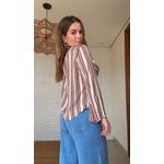 Camisa Listra Licor Estampado