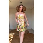 Vestido Curto Jeri Estampado