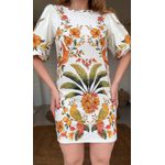 Vestido Tshirt Manga Fofa Bosque Chic Estampado
