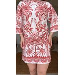 Vestido Tshirt Coqueiro De Flores Estampado