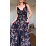 Vestido Longo Floral Estela Estampado