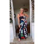 Vestido Cutwork Recanto Dos Coqueiros Estampado