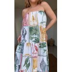 Vestido Brasil Vintage Estampado