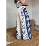 Calça Pantalona Nina Estampado