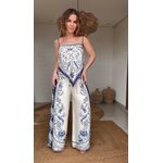 Calça Pantalona Nina Estampado