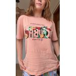 Tshirt Média Soy Cuba Rosa Silvestre Estampado