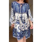 Vestido Curto Nina Estampado