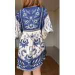 Vestido Curto Nina Estampado