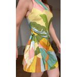 Vestido Curto Paisagem Carioca Estampado