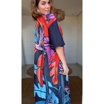 Vestido Midi Banana Flora Estampado