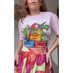 Tshirt Media Engradados Rio Estampado