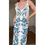 Vestido Longo Alcinha Laura Estampado
