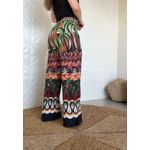 Calça Floresta De Onda Estampado