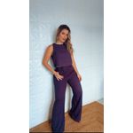 Blusa Elissay Risca De Giz Preto