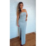 Vestido Longo Tomara Que Caia Xadrez
