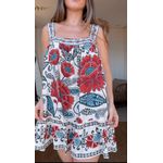 Vestido Curto Francisca Estampado