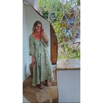Vestido Boho Verde Oliva