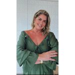 Vestido Boho Verde Musgo 
