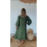 Vestido Boho Verde Musgo 