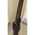 Bolsa Crochê Franja Marrom