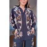 Camisa Jardim Real Estampado