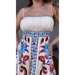 Vestido Longo Sonho De Mar Estampado