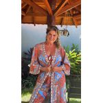 Kimono Localizado Jandaia Dance Estampado
