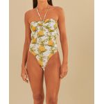 Maiô Suco De Abacaxi Estampado