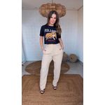 Calça Cenoura Alfaiataria Bege 