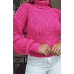 Cropped Tricot Lara Rosa