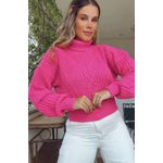 Cropped Tricot Lara Rosa