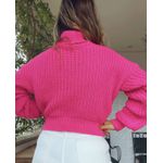 Cropped Tricot Lara Rosa