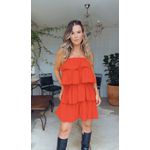 Vestido Camila Camadas Vermelho