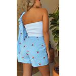 Conjunto Cereja Azul Claro