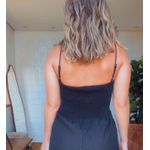 Macacão Reto Corselet Preto