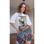 Tshirt Over Farm Rio Tucano Estampado