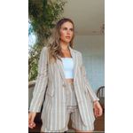 Conjunto Short E Blazer My Crush Bege 